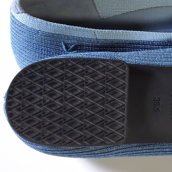 VIVAIA Shoes Size 39.5 Blue Denim Flats Women's Size 8.5 - Picture 5 of 9